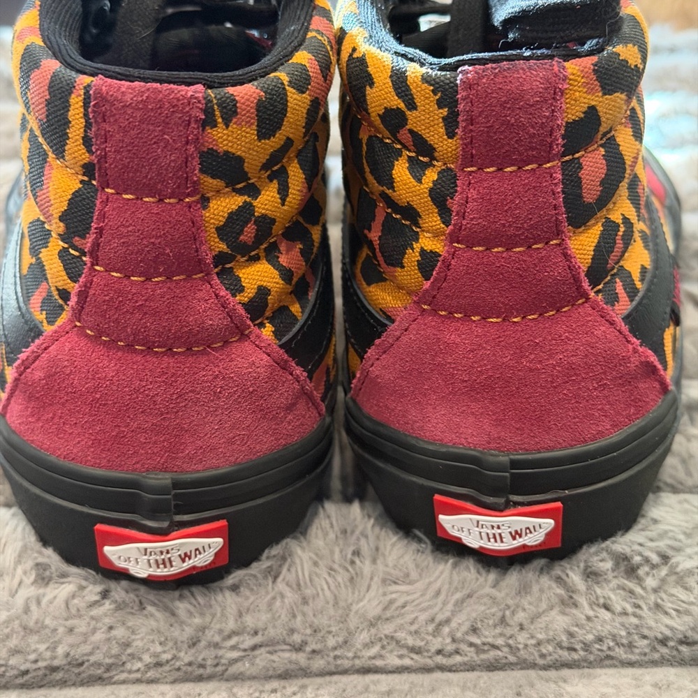 Vans Pro Skate Shoes in Cheetah/Beet Red - Picture 4 of 7